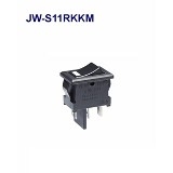 NKKスイッチズ　照光式ロッカスイッチ　JW-S11RKKM