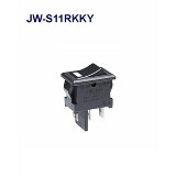 NKKスイッチズ　照光式ロッカスイッチ　JW-S11RKKY