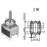 NKKスイッチズ　ロータリスイッチ　MR-B24B4